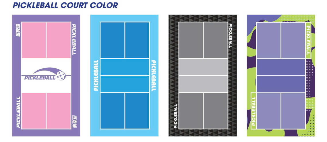 Thảm PVC PickleBall 3D